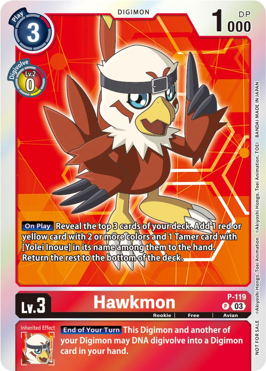 Image for Hawkmon - P-119 (Tamer Party Pack -The Beginning- Ver. 2.0) - Digimon Card Game