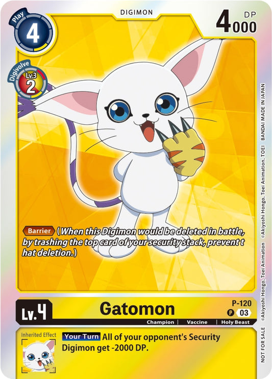 Image for Gatomon - P-120 (Tamer Party Pack -The Beginning- Ver. 2.0) - Digimon Card Game