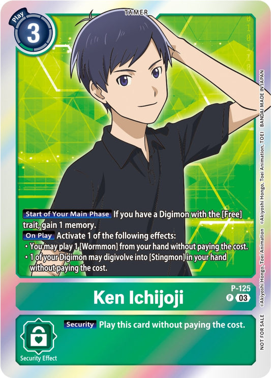 Image for Ken Ichijoji - P-125 (Tamer Party Pack -The Beginning- Ver. 2.0) - Digimon Card Game