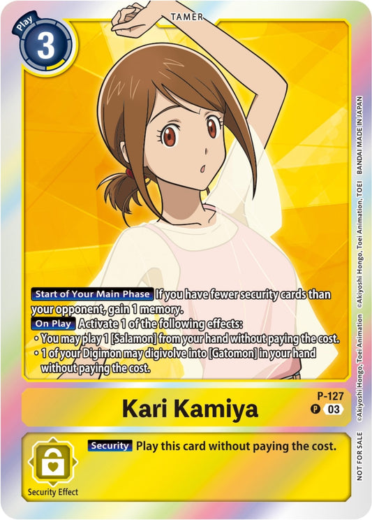 Image for Kari Kamiya - P-127 (Tamer Party Pack -The Beginning- Ver. 2.0) - Digimon Card Game