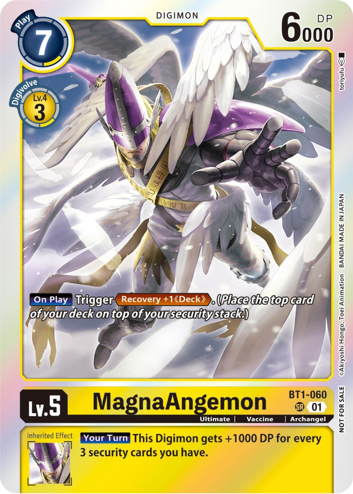 Image for MagnaAngemon - BT1-060 (Blast Ace Double Pack Set) - Digimon Card Game