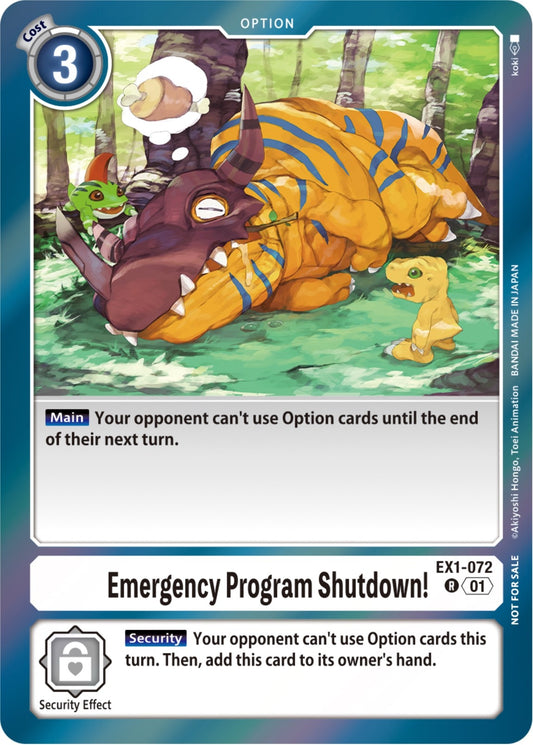 Image for Emergency Program Shutdown! (Blast Ace Double Pack Set) - Digimon Card Game