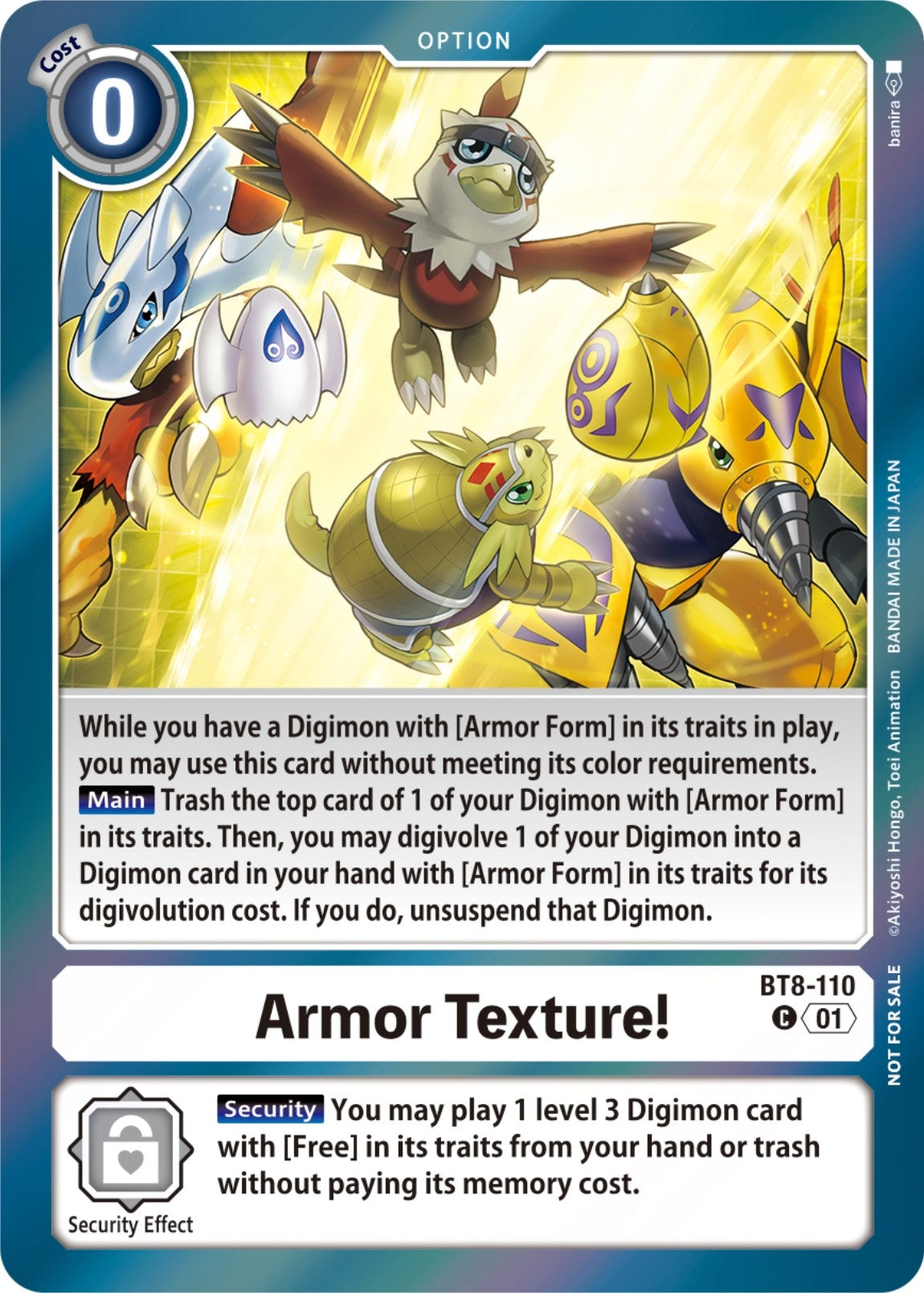 Image for Armor Texture! (Blast Ace Double Pack Set) - Digimon Card Game