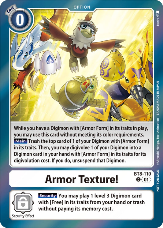 Image for Armor Texture! (Blast Ace Double Pack Set) - Digimon Card Game