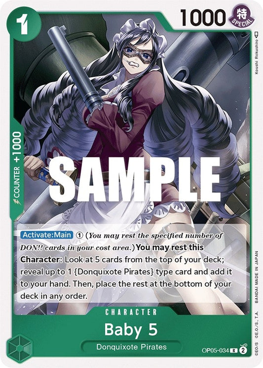 Image for Baby 5 (034) - One Piece Card Game