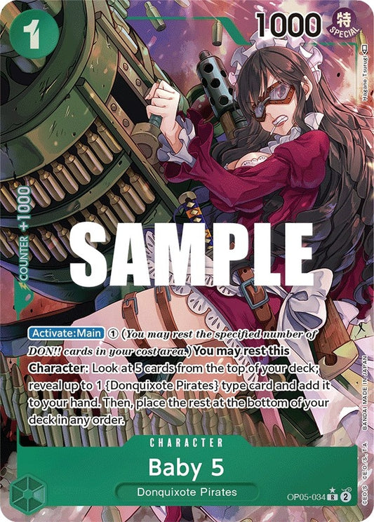 Image for Baby 5 (034) (Alternate Art) - One Piece Card Game