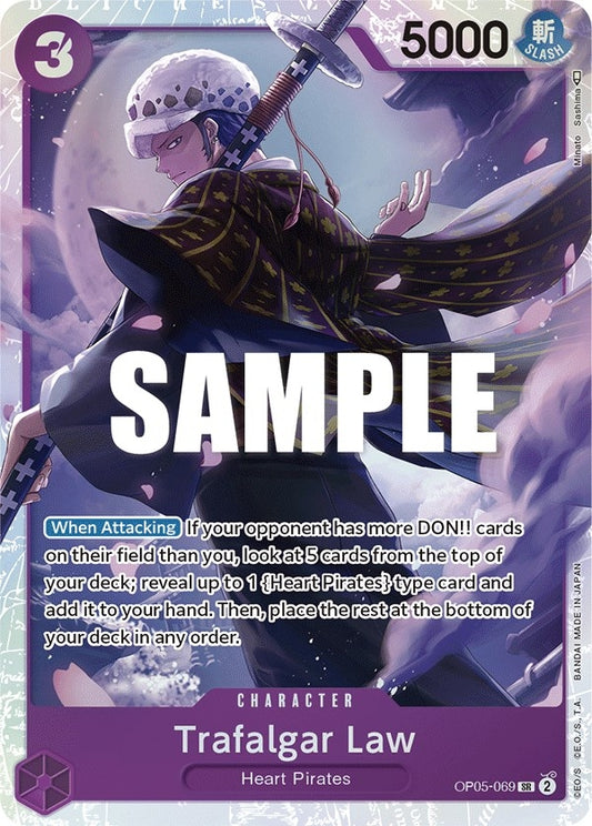 Image for Trafalgar Law (069) - One Piece Card Game