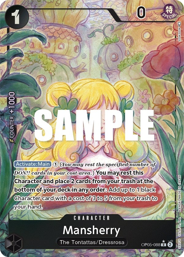 Image for Mansherry (Alternate Art) - One Piece Card Game