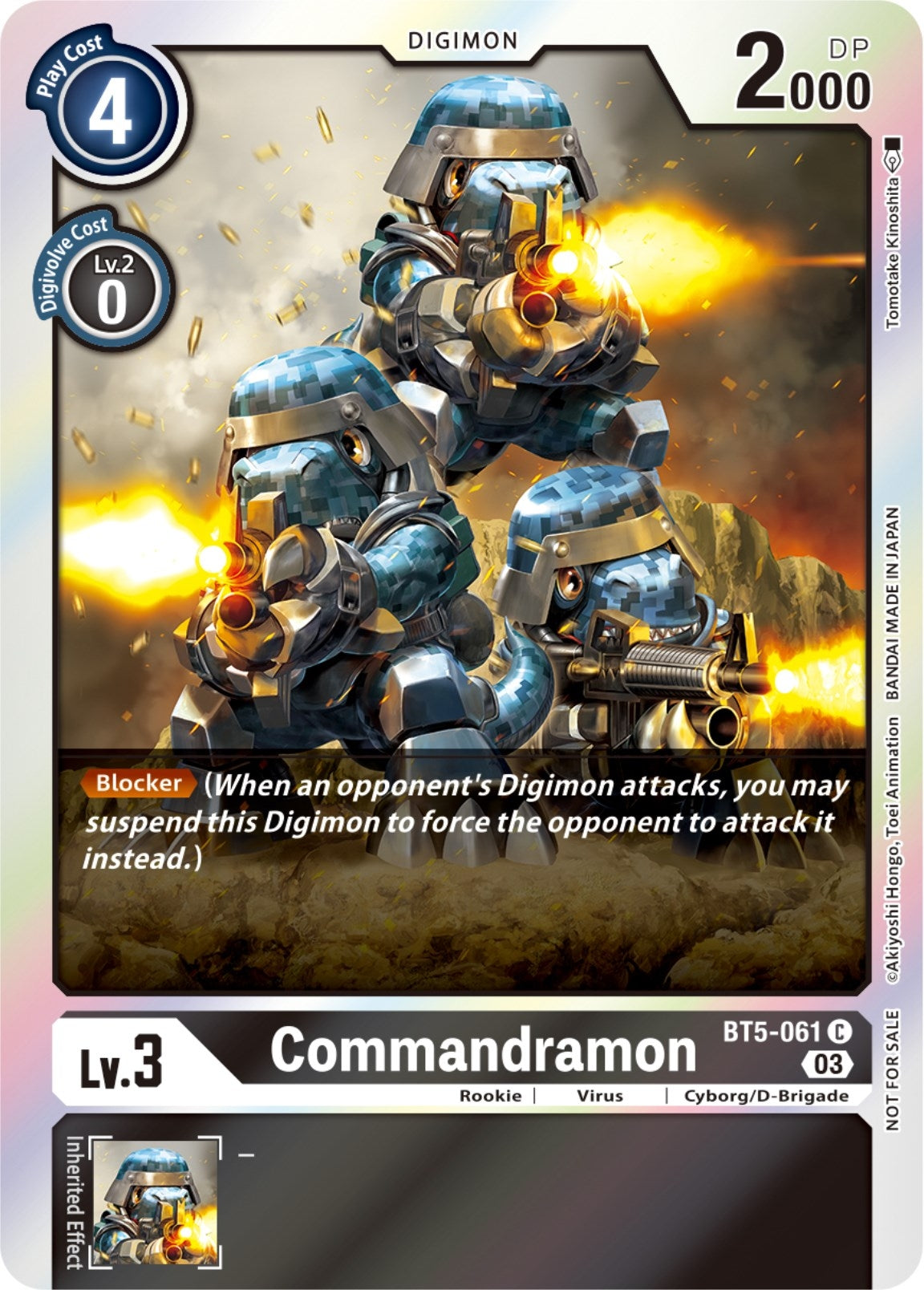 Image for Commandramon (Winner Pack -Blast Ace-) - Digimon Card Game
