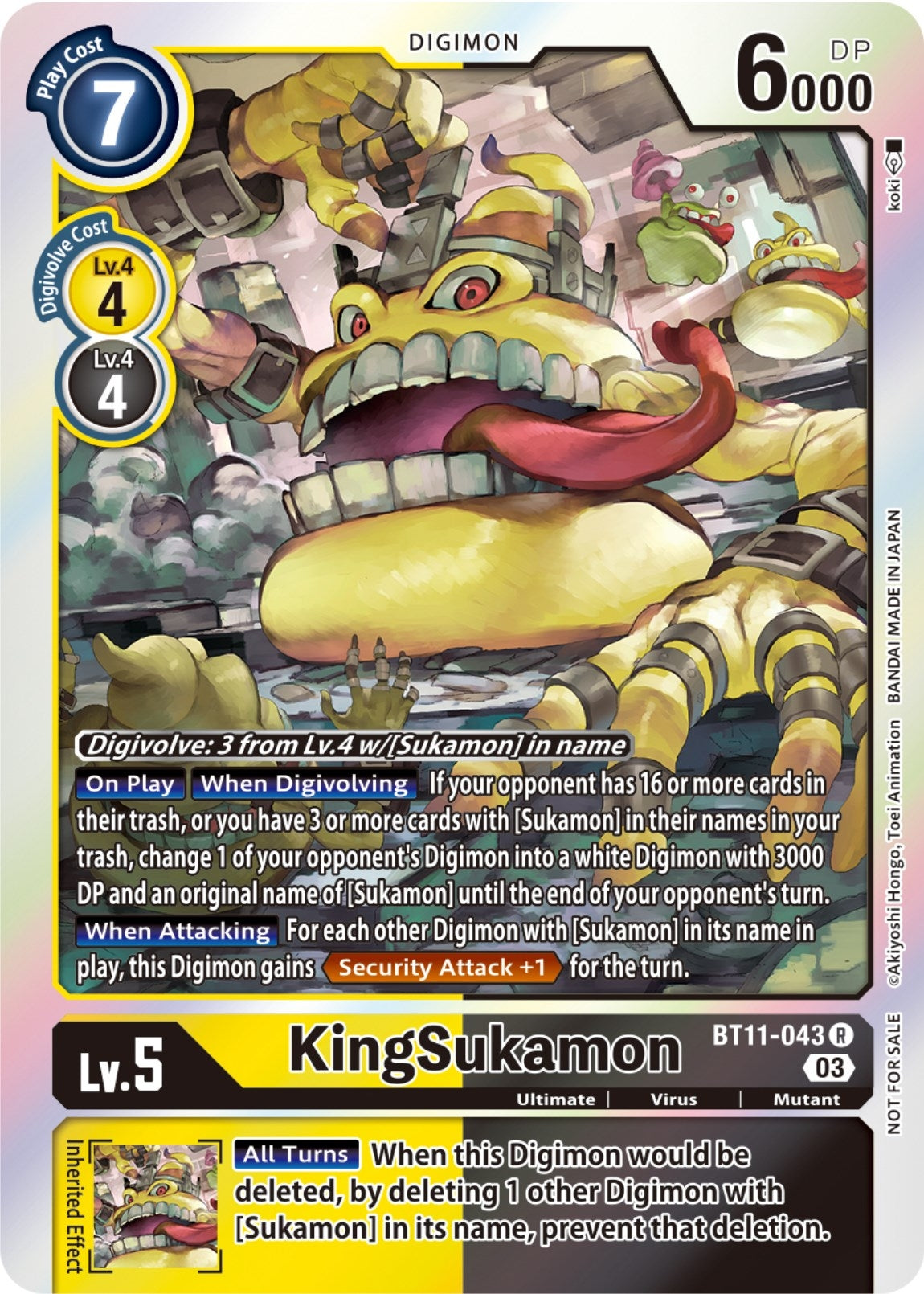 Image for KingSukamon (Winner Pack -Blast Ace-) - Digimon Card Game