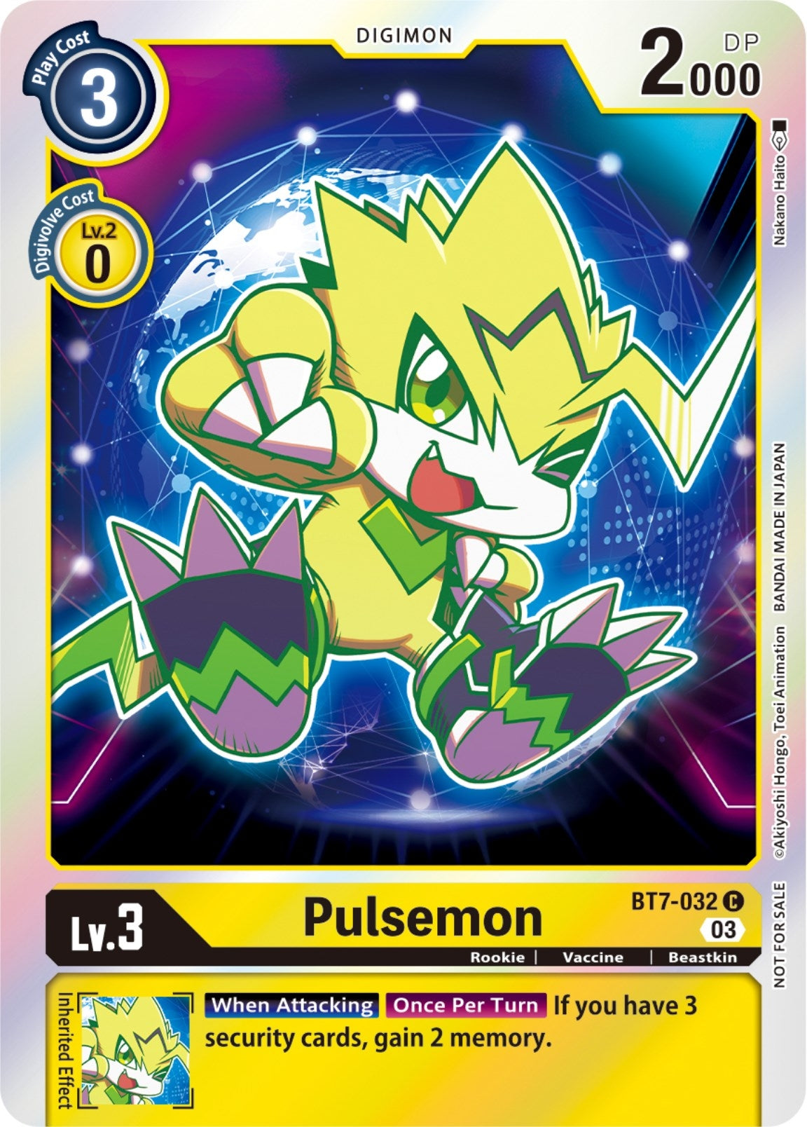 Image for Pulsemon (Official Tournament Pack Vol.11) - Digimon Card Game
