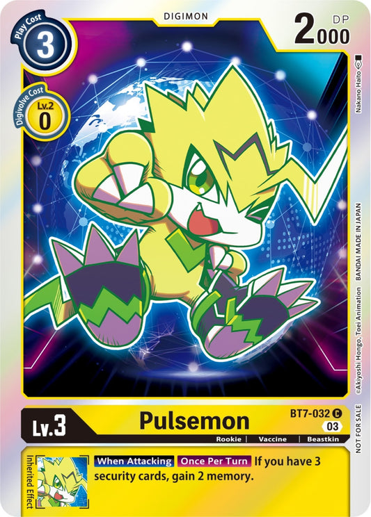Image for Pulsemon (Official Tournament Pack Vol.11) - Digimon Card Game