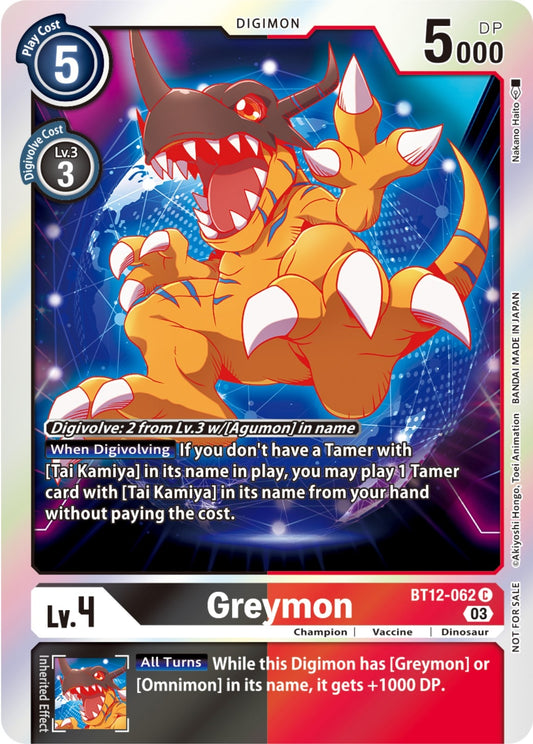 Image for Greymon (Official Tournament Pack Vol.11) - Digimon Card Game