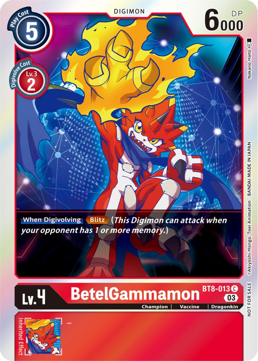 Image for BetelGammamon (Official Tournament Pack Vol.11) - Digimon Card Game