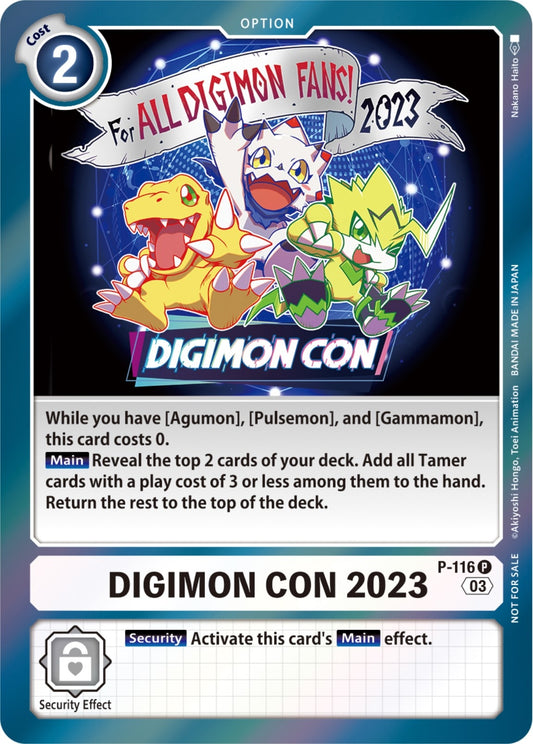 Image for Digimon Con 2023 (Official Tournament Pack Vol.11) - Digimon Card Game