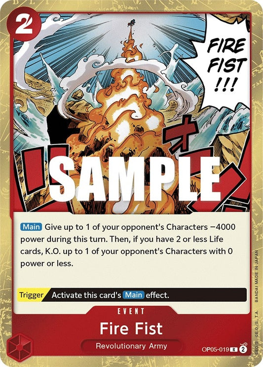 Image for Fire Fist - One Piece Card Game