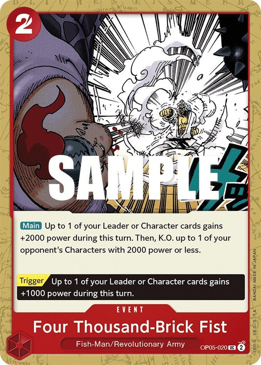 Image for Four Thousand-Brick Fist - One Piece Card Game