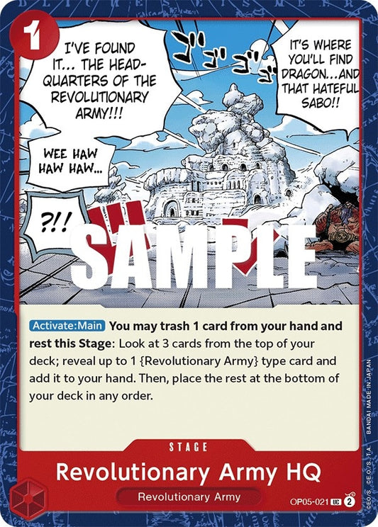 Image for Revolutionary Army HQ - One Piece Card Game