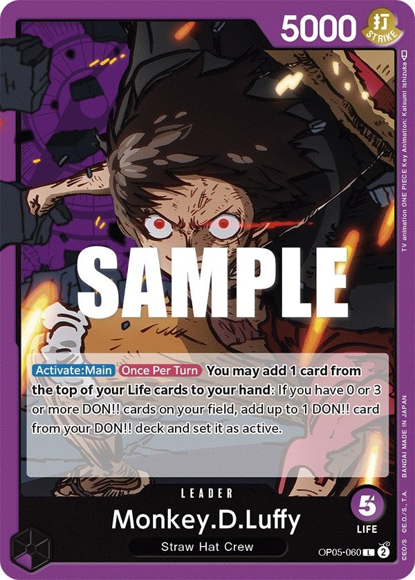 Image for Monkey.D.Luffy (060) - One Piece Card Game
