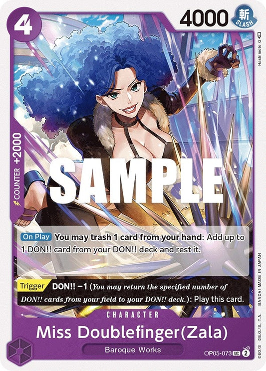 Image for Miss Doublefinger(Zala) - One Piece Card Game