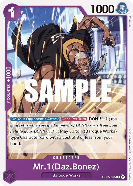 Image for Mr.1 (Daz.Bonez) - One Piece Card Game