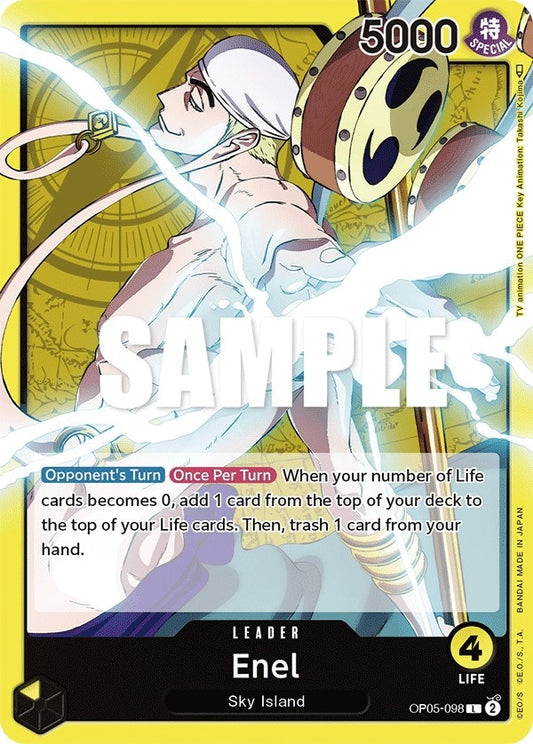 Image for Enel (098) - One Piece Card Game