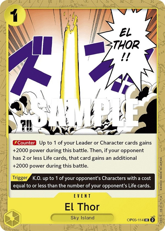 Image for El Thor - One Piece Card Game