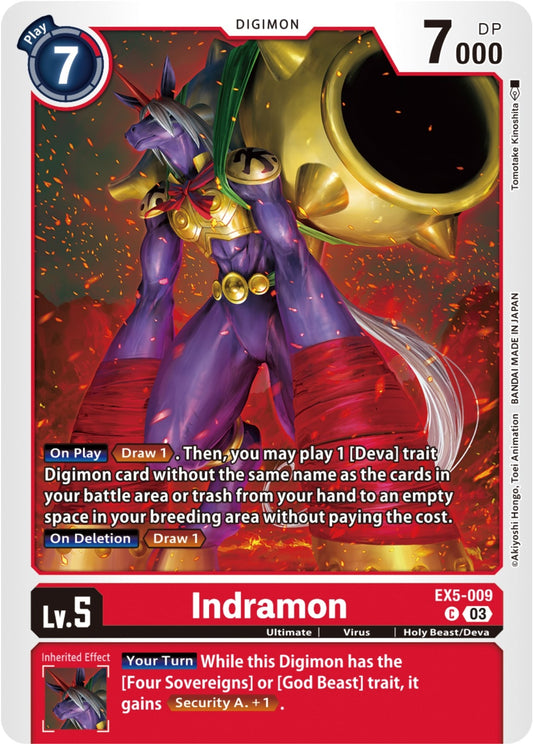 Image for Indramon - Digimon Card Game