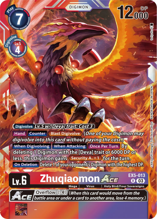 Image for Zhuqiaomon ACE - Digimon Card Game