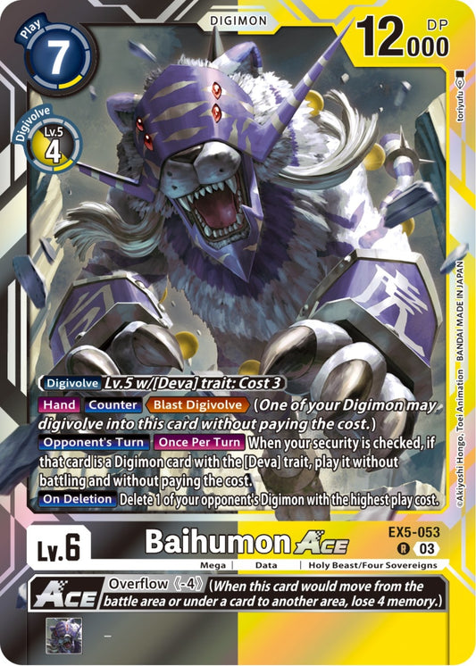 Image for Baihumon ACE - Digimon Card Game