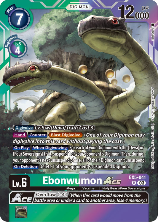Image for Ebonwumon ACE - Digimon Card Game
