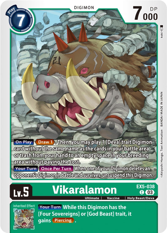 Image for Vikaralamon - Digimon Card Game