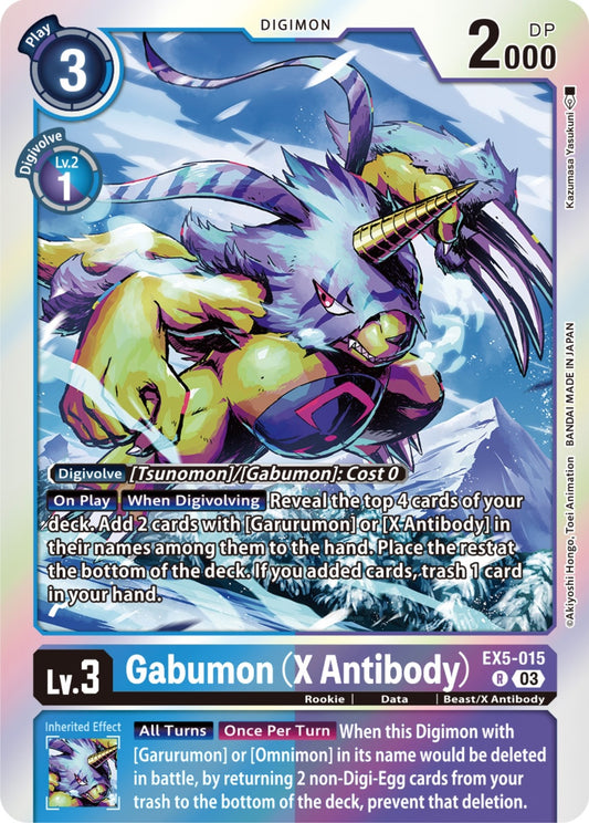 Image for Gabumon (X Antibody) - Digimon Card Game