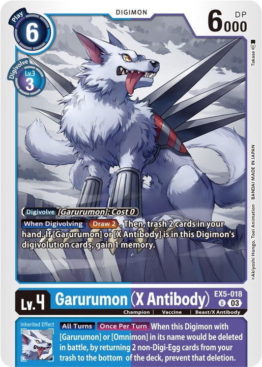 Image for Garurumon (X Antibody) - Digimon Card Game