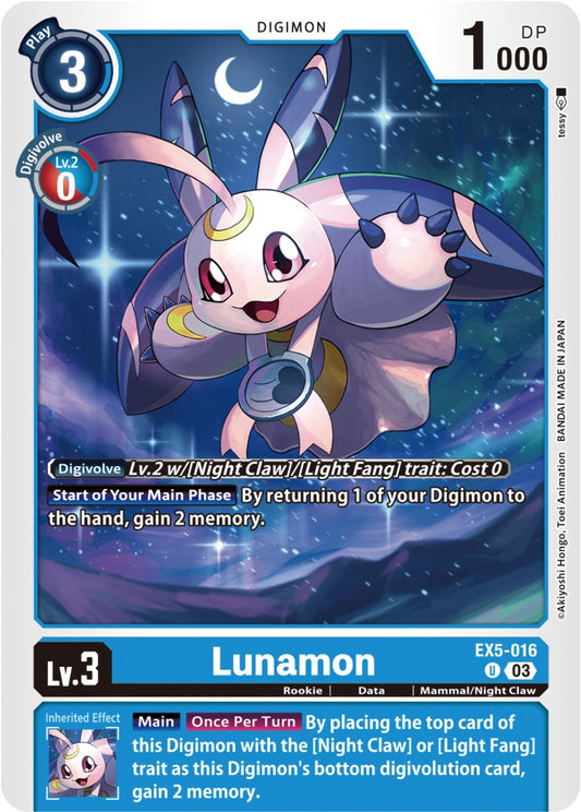 Image for Lunamon - Digimon Card Game