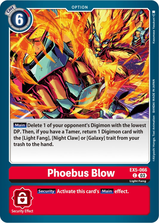 Image for Phoebus Blow - Digimon Card Game