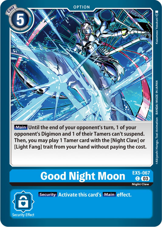 Image for Good Night Moon - Digimon Card Game