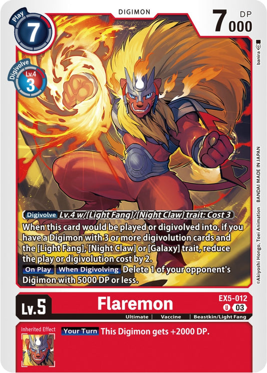 Image for Flaremon - Digimon Card Game