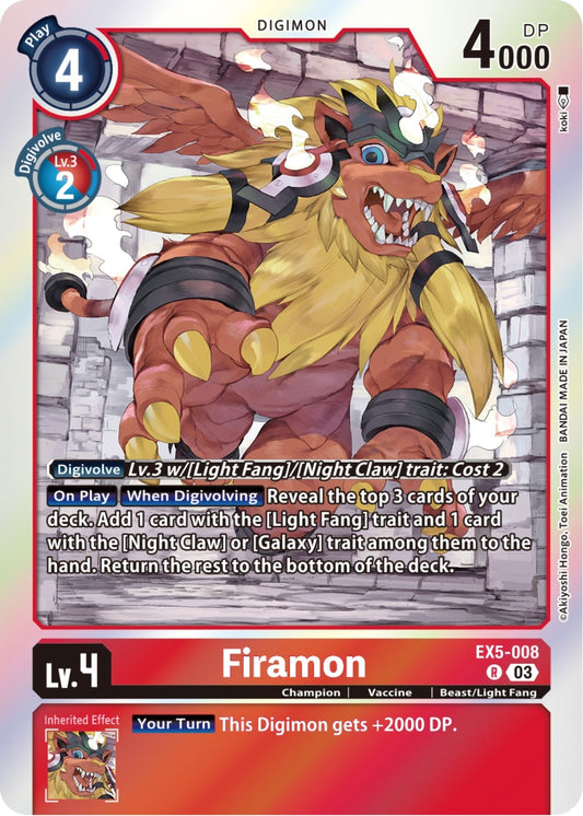 Image for Firamon - Digimon Card Game