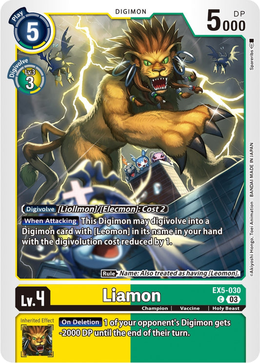 Image for Liamon - Digimon Card Game
