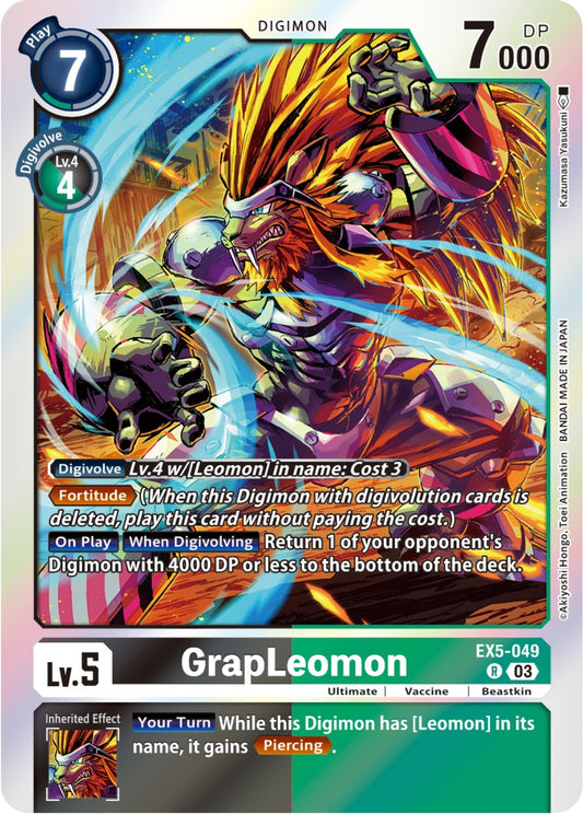 Image for GrapLeomon - Digimon Card Game