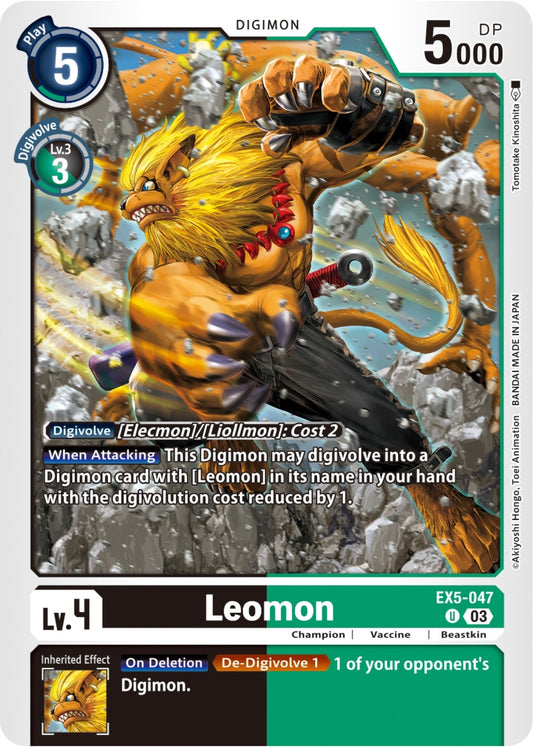 Image for Leomon - Digimon Card Game