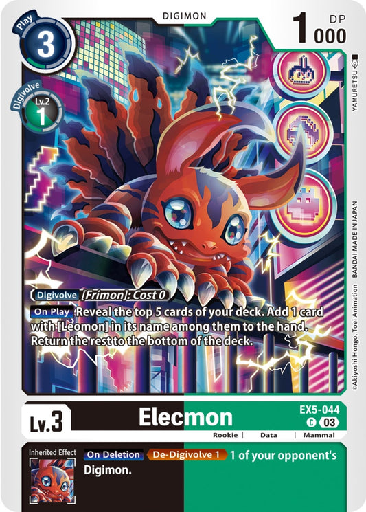 Image for Elecmon - Digimon Card Game