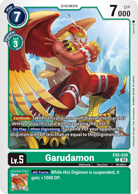 Image for Garudamon - Digimon Card Game