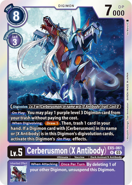 Image for Cerberusmon (X Antibody) - Digimon Card Game