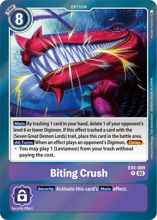 Image for Biting Crush - Digimon Card Game