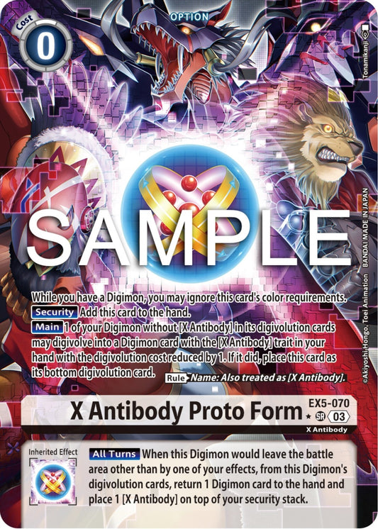 Image for X Antibody Proto Form (Alternate Art) - Digimon Card Game