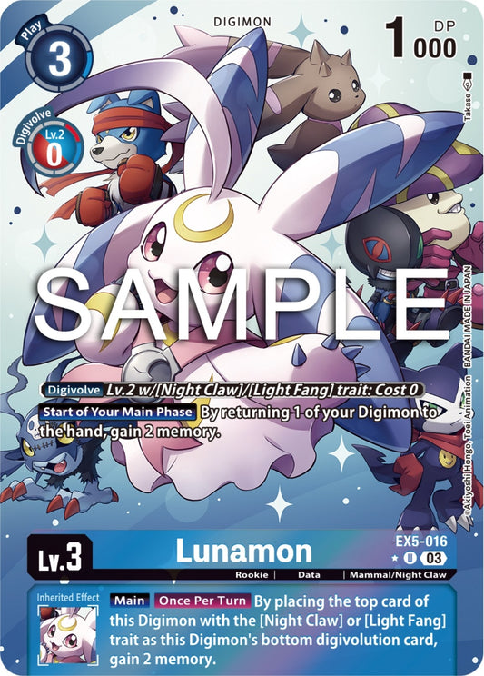 Image for Lunamon (Alternate Art) - Digimon Card Game