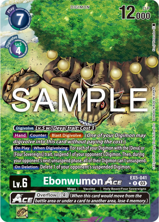 Image for Ebonwumon ACE (Alternate Art) - Digimon Card Game