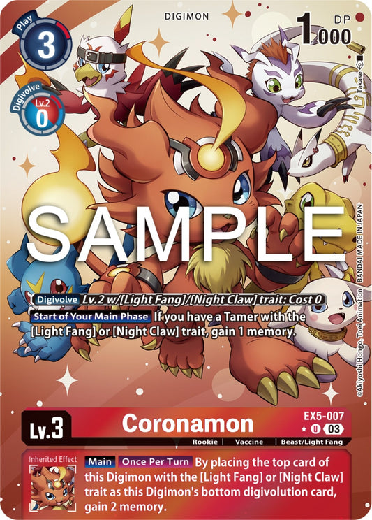 Image for Coronamon (Alternate Art) - Digimon Card Game